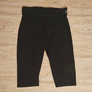 Victoria's Secret Angel Fold Over Waist Cropped Yoga Pants leggings Size Medium